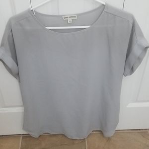 Zenana Gray dress top